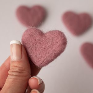 Hjerteknusere filted hearts